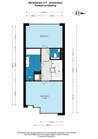 Floor plan - Mortelstraat 117, 1019 VE Amsterdam 